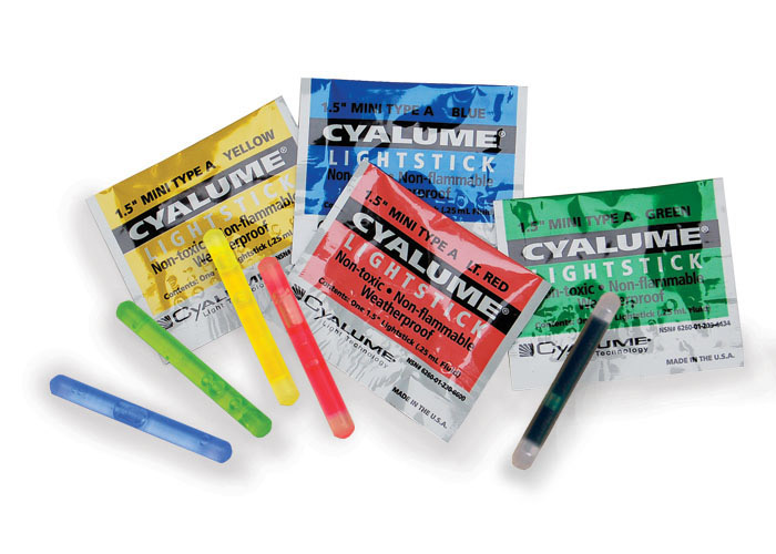 Cyalume® Mini Chemlight® YELLOW Type D 7.5cm