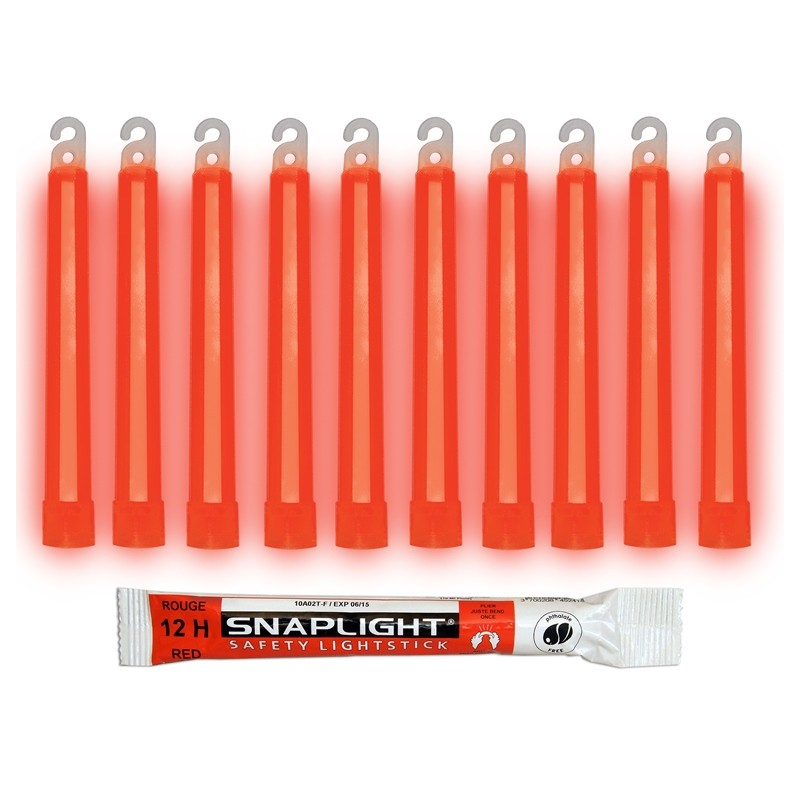 Cyalume® Snaplight® 6” RED 12HR