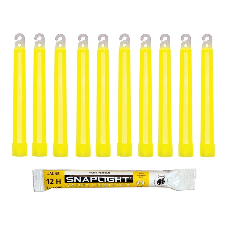 Cyalume® Snaplight® 6” YELLOW 12HR